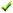 green tick